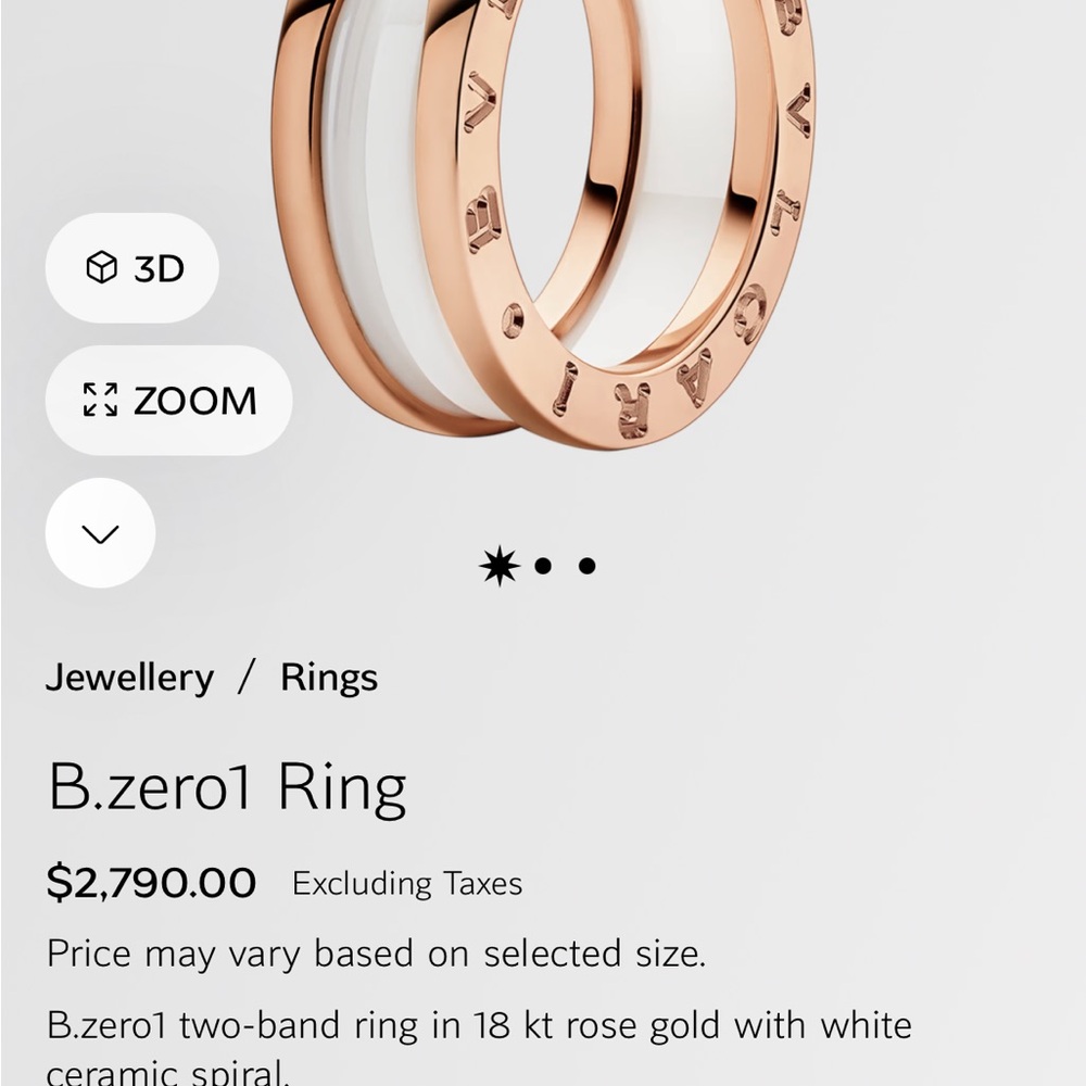 BVLGARI B.zero1 Ring - Picture 7 of 8